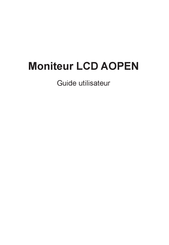 AOpen 27HC2R Guide Utilisateur