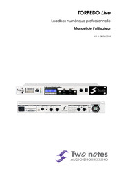 Two notes Audio Engineering TORPEDO Live Manuel De L'utilisateur