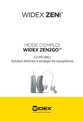 Widex ZEN2GO C2-PA RIC Mode D'emploi