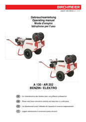 Birchmeier A 130 Mode D'emploi