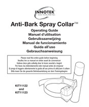 Innotek Anti-Bark Spray Collar KIT11123 Manuel D'utilisation