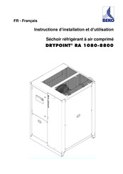 Beko DRYPOINT RA 1080 Instructions D'installation Et D'utilisation