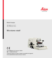 Leica Biosystems RM2235 Mode D'emploi