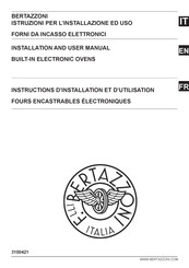 Bertazzoni F609MODEKX Instructions D'installation Et D'utilisation