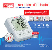 Microlife aponorm Bras Instructions D'utilisation