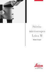 Leica MZ6 Mode D'emploi