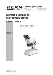 KERN OSE-4 Série Manuel D'utilisation