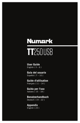 Numark TT250USB Guide D'utilisation