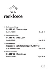 Renkforce DL-LED162 Notice D'emploi