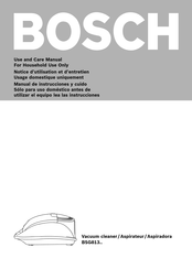Bosch BSG813 Série Mode D'emploi
