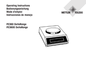 Mettler Toledo PE3600 DeltaRange Mode D'emploi