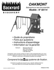 Backyard OAKMONT 65114 Guide Du Propriétaire