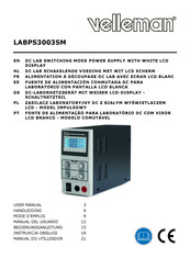 Velleman LABPS3003SM Mode D'emploi