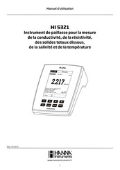 Hanna Instruments HI 5321 Manuel D'utilisation