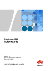 Huawei Technologies SmartLogger1000 Guide Rapide