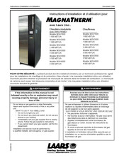 Laars MGV1600 Instructions D'installation Et D'utilisation