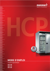 Memmert HCP 108 Mode D'emploi