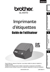 Brother QL-650TD Guide D'utilisateur