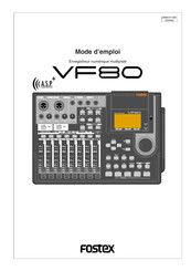 Fostex VF80 Mode D'emploi