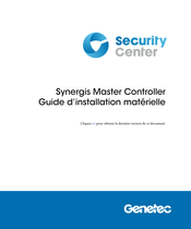 Genetec Synergis Master Controller Guide D'installation