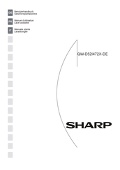 Sharp QW-D52I472X-DE Manuel D'utilisation