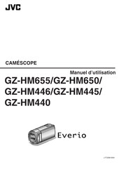 JVC Everio GZ-HM650 Manuel D'utilisation