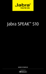 GN Netcom JABRA SPEAK 510 Mode D'emploi