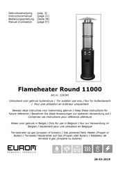 EUROM Flameheater Round 11000 Manuel D'utilisation