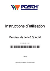 Posch M6163 Instructions D'utilisation