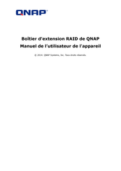 QNAP Systems RAID REXP-1000 Pro Manuel De L'utilisateur