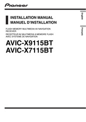 Pioneer AVIC-X7115BT Manuel D'installation