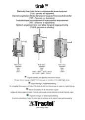 Tractel Tirak X 520 P Série Manuel D'installation Et De Maintenance
