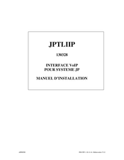 Aiphone JPTLIIP 130328 Manuel D'installation
