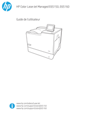 HP Color LaserJet Managed E65160 Guide De L'utilisateur