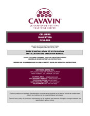 Cavavin Majestika Guide D'installation Et D'utilisation