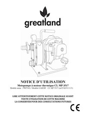 GREATLAND CL MP 3517 Notice D'utilisation