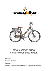 easybike Easycity Mode D'emploi