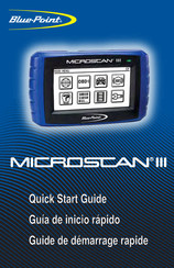 Blue-Point MICROSCAN III Guide De Démarrage Rapide