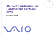 Sony VAIO PCG-GRZ Série Manuel D'utilisation