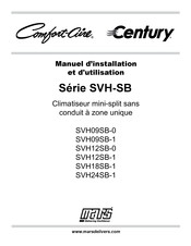 Mars Century SVH09SB-1 Manuel D'installation Et D'utilisation