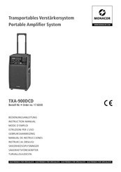 Monacor TXA-900DCD Mode D'emploi