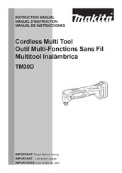 Makita TM30D Manuel D'instructions