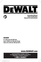 DeWalt DCS690 Guide D'utilisation