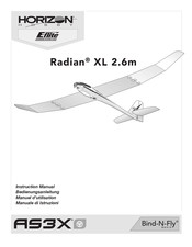 Horizon Hobby Radian XL Manuel D'utilisation