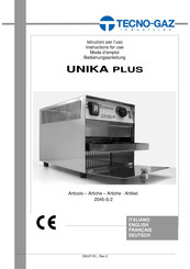 Tecno-gaz Unika Plus Mode D'emploi