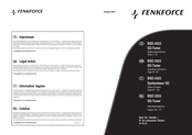 Renkforce BSD-3023 Notice D'emploi