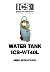 ICS WATER TANK WT40L Manuel D'utilisation