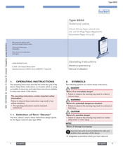 Burkert 6650 Manuel D'utilisation