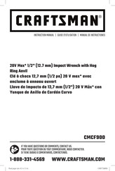 Craftsman CMCF900 Guide D'utilisation