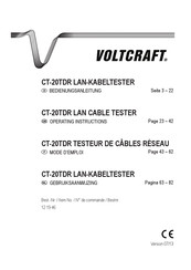 VOLTCRAFT CT-20TDR Mode D'emploi